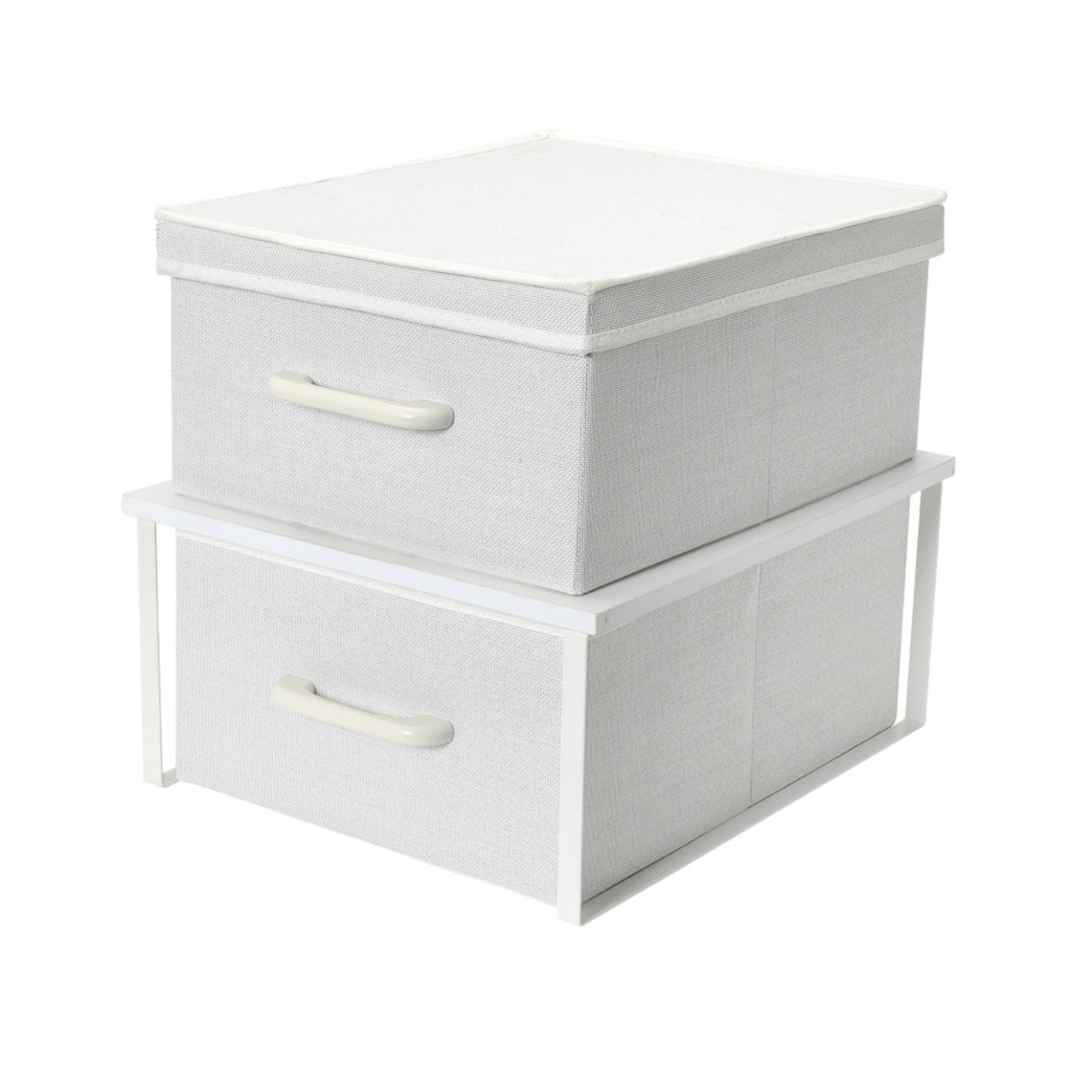 Household Essentials Stacking Storage Boxes Set